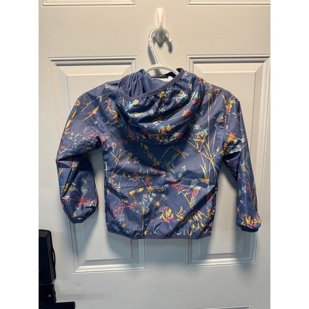 Toddler Girls Purple Floral Columbia Reversible Jacket‎ Size 2T